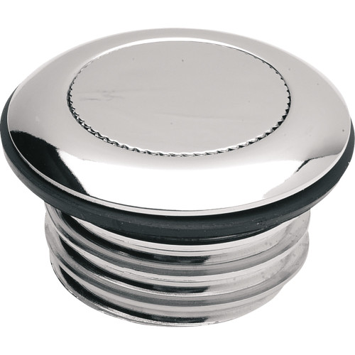 Drag Specialties Gas Cap - Non-Vented Pop-Up - Chrome