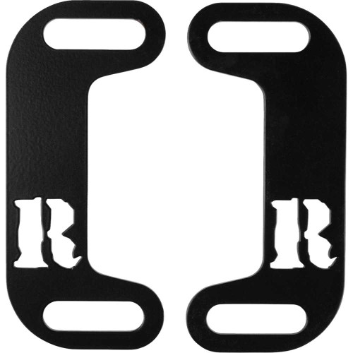 RICKRAK RRMCB Centering Muffler Brackets - Gloss Black Rr-Mcb