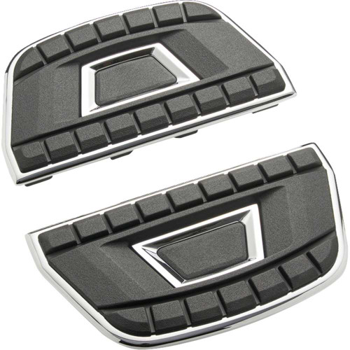 CIRO 61800 Chicane Floorboard Inserts - Passenger - Chrome 61800