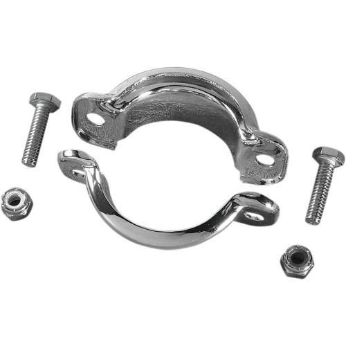 DRAG SPECIALTIES DS-203018 Drag Specialties Muffler Clamps - Chrome