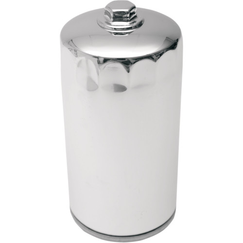 Drag Specialties Oil Filter With Nut - Chrome - Dyna