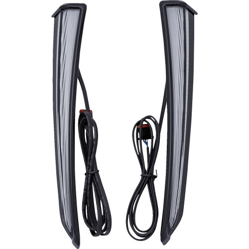 Ciro Lower Fairing Lights - Black 45801 Ciro Lower Fairing Lights - Black 45801