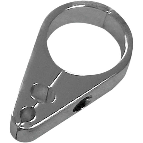 DRAG SPECIALTIES 0658-0040 Drag Specialties Cable Clamp - Throttle/Idle/Brake - 1" - Chrome