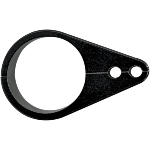 Drag Specialties Cable Clamp - Dual Throttle/Idle - 1" - Black