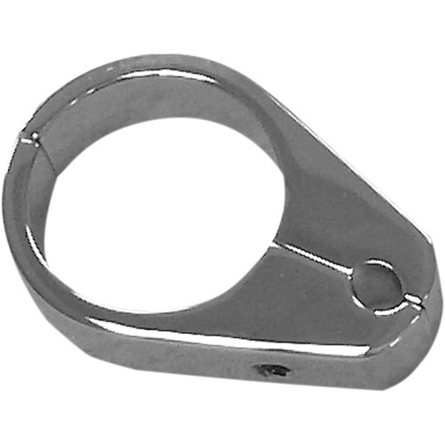 DRAG SPECIALTIES 0658-0038 Drag Specialties Cable Clamp - Single Throttle/Idle - 1-1/8" - Chrome