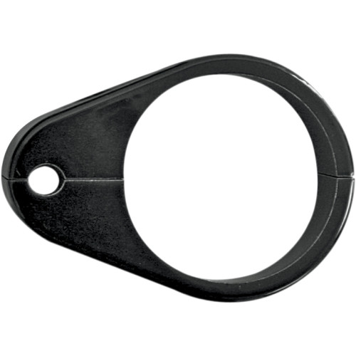 Drag Specialties Cable Clamp - Single Throttle/Idle - 1-1/2" - Black