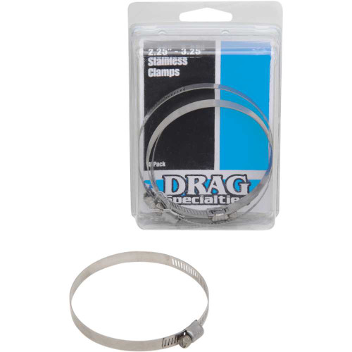 DRAG SPECIALTIES 1861-0673 Drag Specialties Clamps - Stainless Steel - 2.25"-3.25"