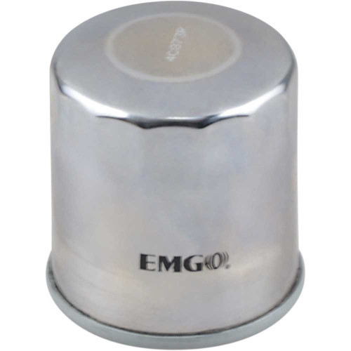 EMGO 1082222 Micro-Tech Oil Filter - Chrome 10-82222