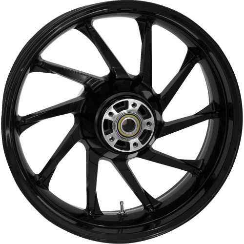 COASTAL MOTO 3DHUR185SBABST Coastal Moto Wheel - Hurricane 3D - Rear - Single Disc/With Abs - Black - 18X5.5 3D-Hur185Sb-Abst