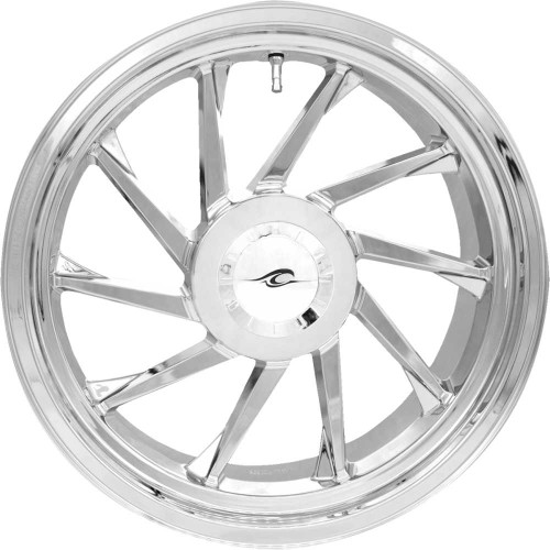 COASTAL MOTO 3DHURL187TCH Coastal Moto Wheel - Hurricane 3D - Rear Left - Chrome - 18" - Trike 3D-Hurl-187T-Ch