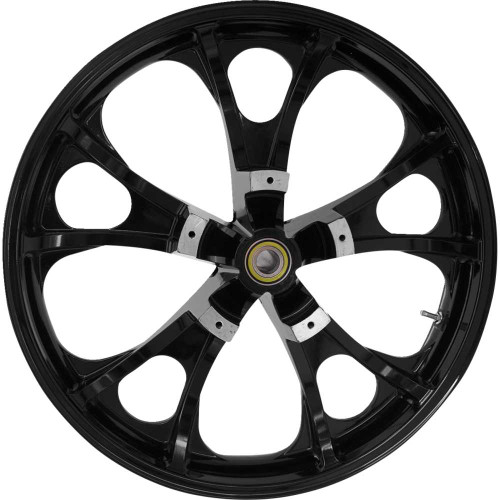 COASTAL MOTO 3DLGO213SB07 Coastal Moto Wheel - Largo 3D - Front - Dual Disc/Without Abs - Black 3D-Lgo213Sb07