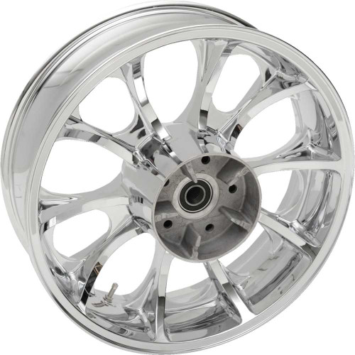 COASTAL MOTO 3DLGO185CHABST Coastal Moto Wheel - Largo 3D - Rear - Single Disc/With Abs - Chrome - 18X5.5 3D-Lgo185Chabst