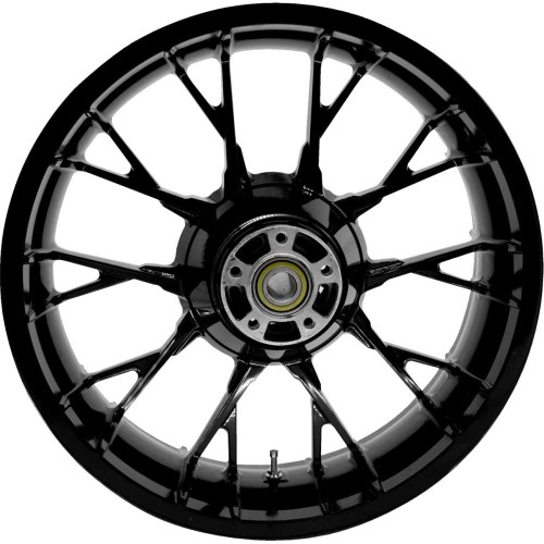 COASTAL MOTO 3DMAR185SB Coastal Moto Wheel - Marlin - Rear - Single Disc/Without Abs - Black - 18X5.5 3D-Mar185Sb