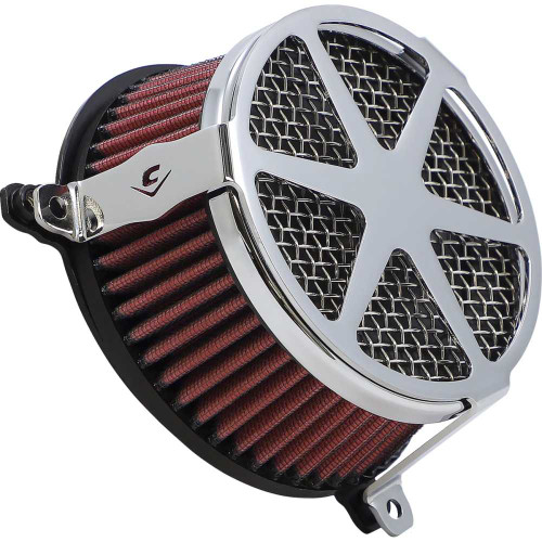 COBRA 606010004SB Cobra Air Cleaner Kit - Chrome 606-0100-04-Sb