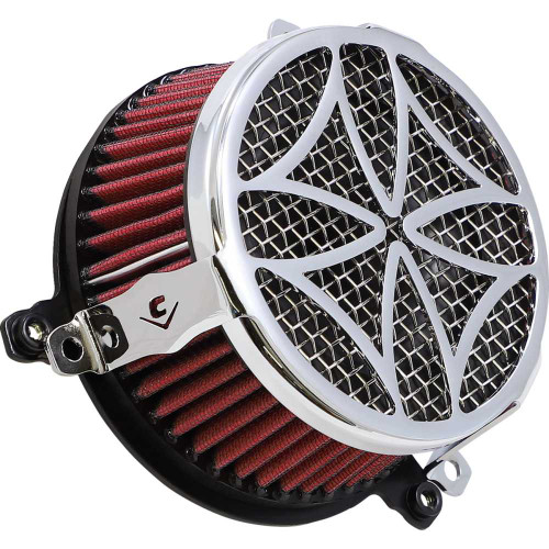 COBRA 606010202SB Cobra Air Cleaner Kit - Chrome 606-0102-02-Sb