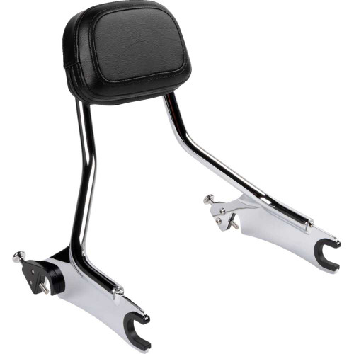 COBRA 5022200 Cobra Detachable Backrest - Chrome - Short - Chieftain 502-2200