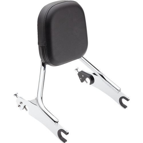 Cobra Detachable Backrest - Chrome - Short - Chieftain 502-2205