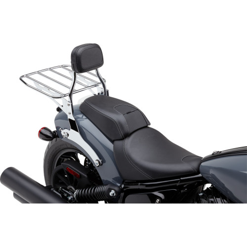 Cobra Detachable Backrest - Mini - Chrome - Chieftain 502-2012
