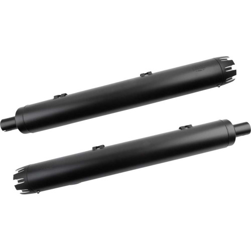 COBRA 5208B Cobra Dual Cut Slip-On Mufflers - Black 5208B
