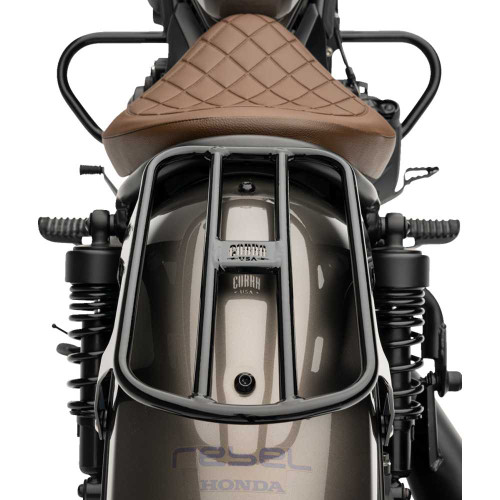 COBRA 024108B Cobra Solo Luggage Rack - Tube - Black - Rebel 300/500 02-4108B