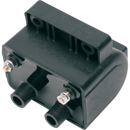 Drag Specialties Dual-Fire Ignition Coil - Harley Davidson - Black