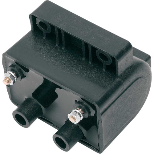 DRAG SPECIALTIES 2102-0213 Drag Specialties Dual-Fire Ignition Coil - Harley Davidson - Black