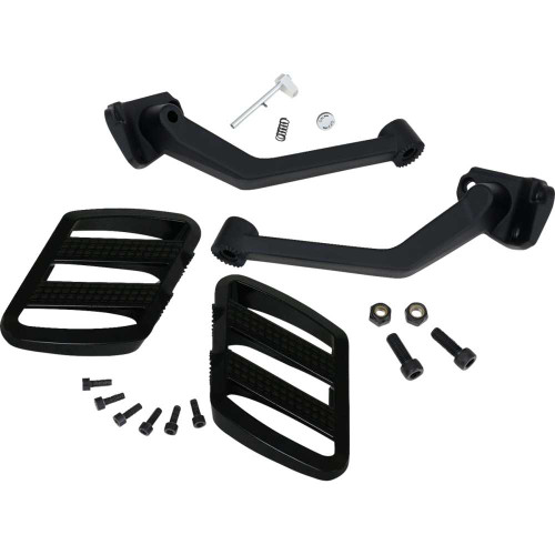 SHOW CHROME 41428BK Combat Boards - Passenger - Stealth Black - Ryker '19-'24 41-428Bk