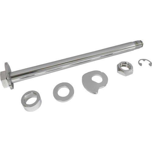 DRAG SPECIALTIES 0214-1968 Drag Specialties Axle Kit - Rear - Chrome - Flt