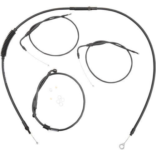 BURLY BRAND B301099 Burly Brand Handlebar Cable And Brake Line Kit For Clubman Handlebars B30-1099