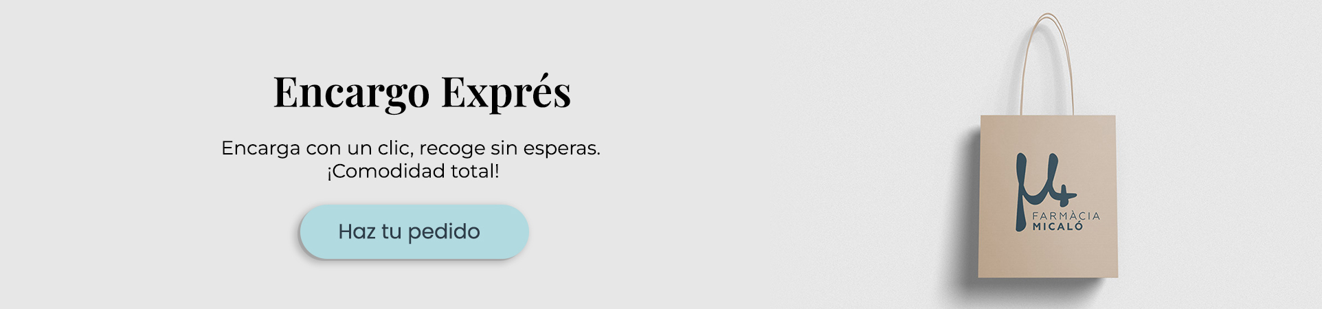 Haz tu encargo exprés en Farmacia Laia Micaló en Roses, Girona