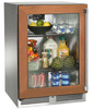 Perlick 24" Signature Series Outdoor Refrigerator with Panel Ready Glass Door - HP24RO-4-4