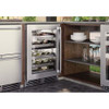 Perlick 24" Signature Series Outdoor Dual Zone Wine Reserve with Stainless Steel Glass Door - HP24DO-4-3