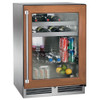 Perlick 24" Signature Series Outdoor 18" Shallow Depth Outdoor Beverage Center Panel Ready Glass Door - HH24BO-4-4