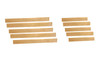 Perlick Wine Shelf Wood Faces for HP24, HH24, HC24 and HA24 Models (7 Pack) - 67115-24