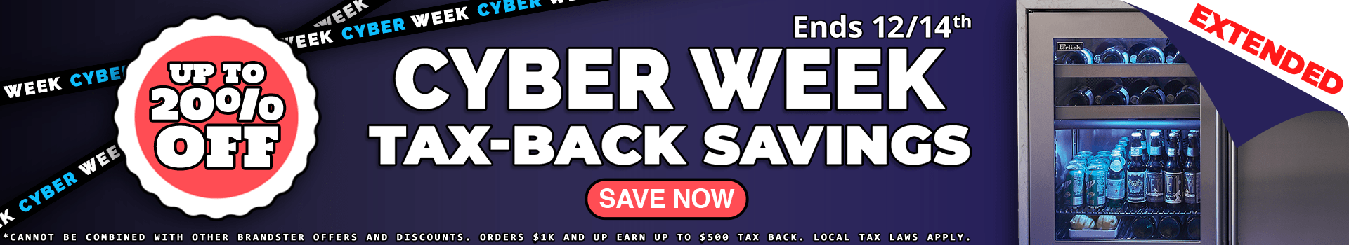 Cyber Week Tax Back Sale