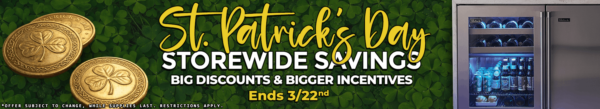 Saint Patrick's Day Sale