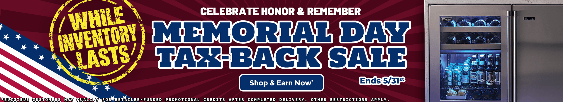 Memorial Day Tax-Back Sale