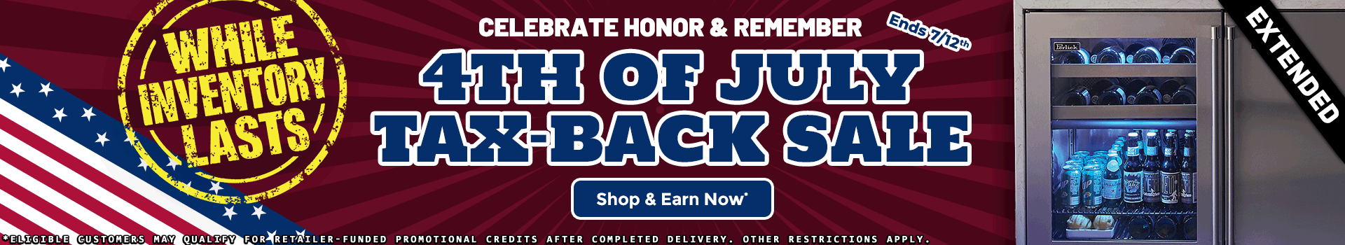 4th of July Tax Back Sale