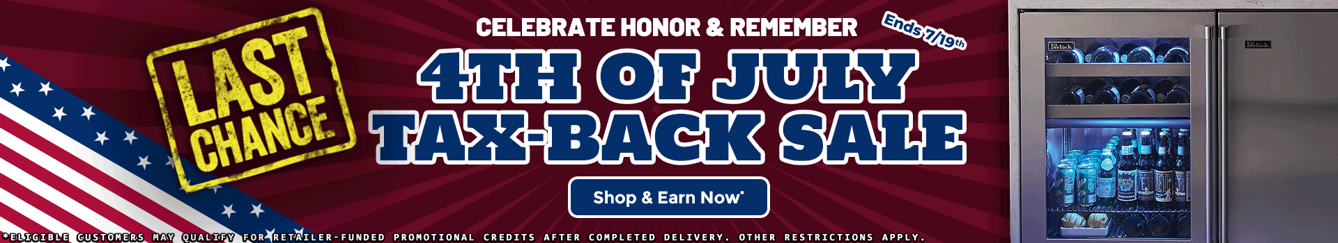 4th of July Tax Back Sale