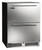 Perlick 24" ADA Compliant Series Indoor Freezer with Stainless Steel Drawers - HA24FB-4-5
