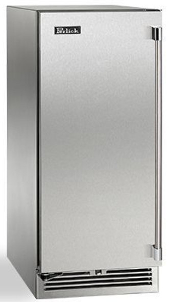 Perlick 15" Signature Series Indoor / Outdoor Clear Ice Maker with Stainless Steel Solid Door - H50IMS