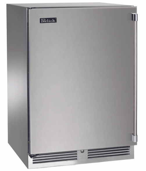 Perlick 24" Signature Series Outdoor Freezer with Stainless Steel Solid Door - HP24FO-4-1