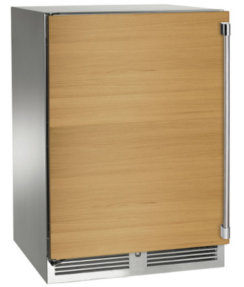Perlick 24" Signature Series Outdoor Marine Grade Dual Zone Refrigerator/Wine Reserve with Panel Ready Solid Door - HP24CM-4-2