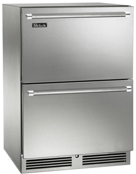 Perlick 24" Signature Series Indoor Refrigerator Stainless Steel Drawers - HP24RS-4-5