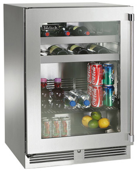Perlick 24" Signature Series Indoor Beverage Centers Stainless Steel Glass Door - HP24BS-4-3