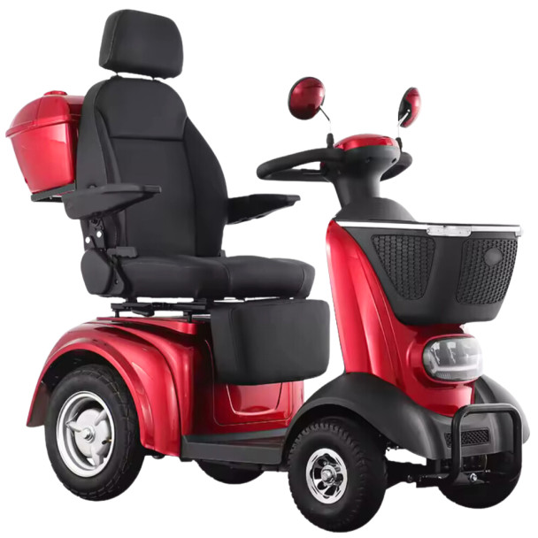 Foxie Care scootmobiel rood voorkant