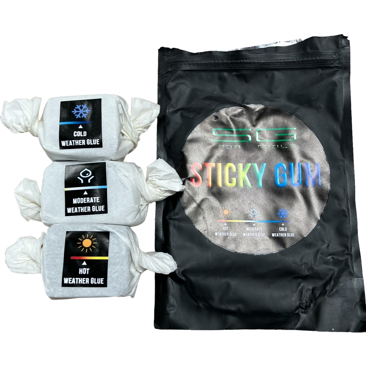 Sticky Gum Cold Glue, 3 pack.