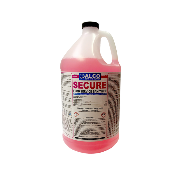 Secure Food Service Sanitizer: 4-1 Gallons