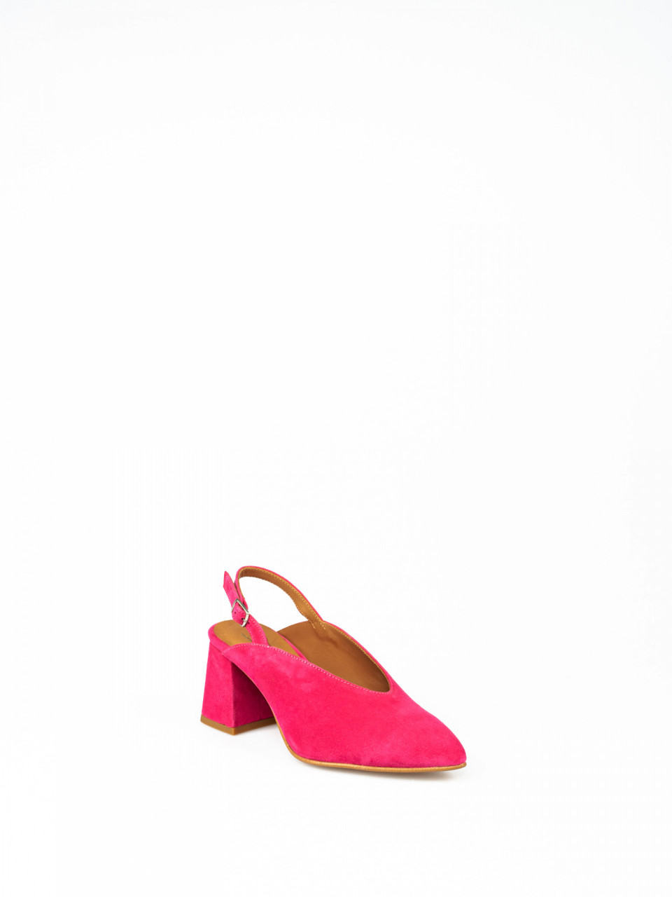 Fuchsia mid sales heel shoes