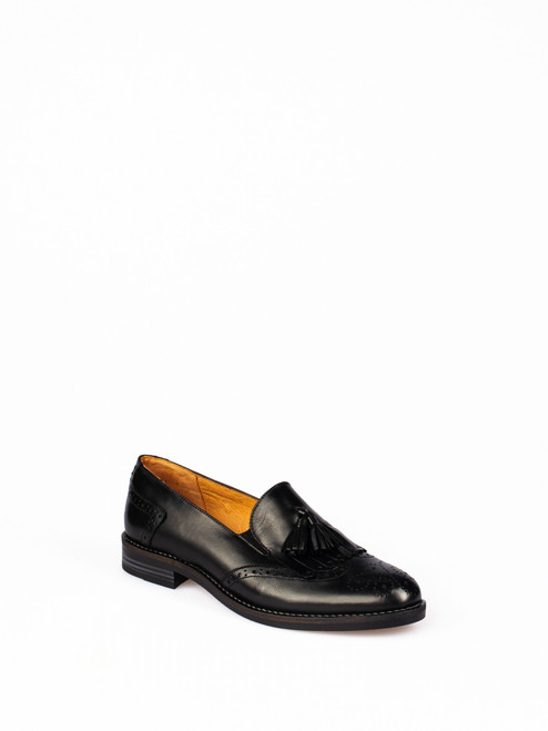 Black Leather loafers